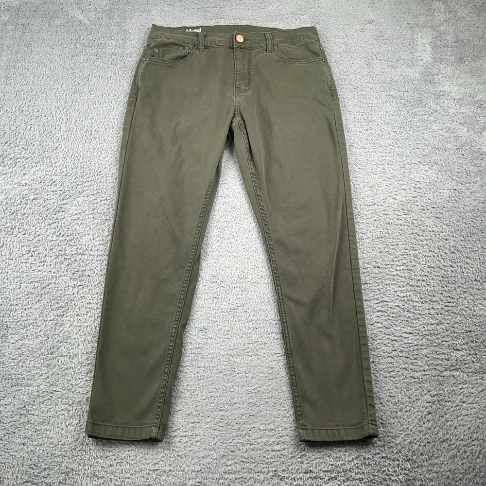 Mugsy Jeans Mens 32x30 Fits 31x27 Green Rangers Tapered Stretch Comfort Pants